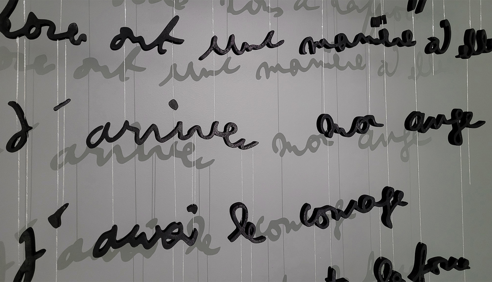 Photo d'un détail de "Correspondance de guerre" de Laurent Pernot