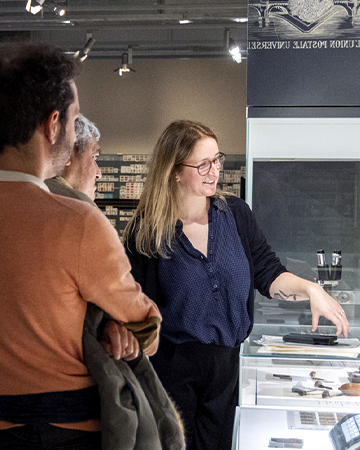 Monika Nowacka dans le panorama des timbres du Musée Postal