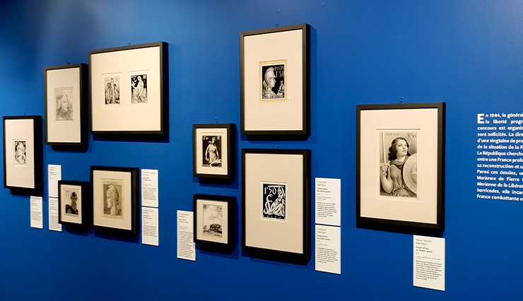 Marianne, les visages de la République (vue de l'exposition)