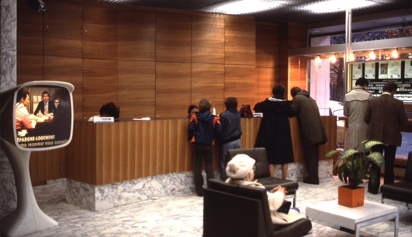 Photo de l'accueil du musée en 1979