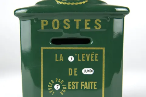 Tirelire boîte aux lettres Delachanal
