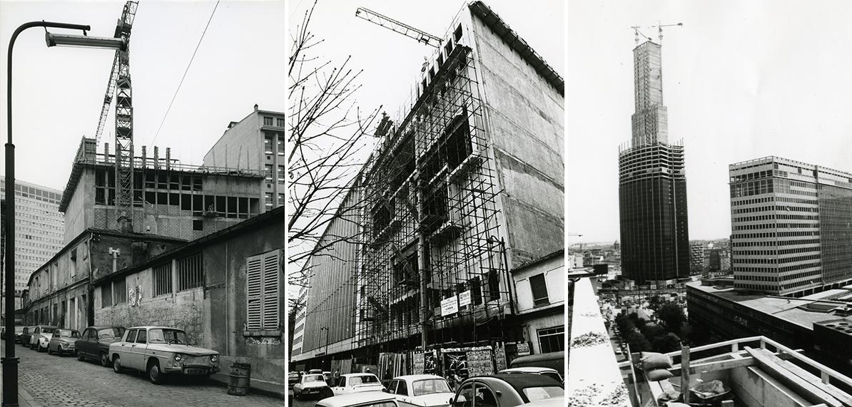 Photo des travaux de construction du musée