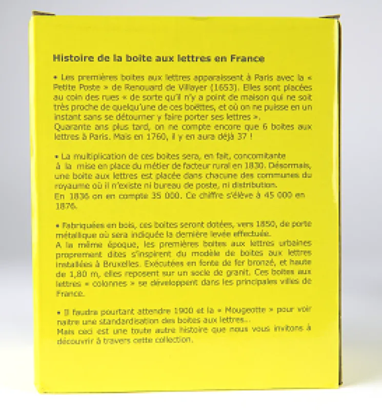 Vue 3 – Tirelire boîte aux lettres La Dejoie