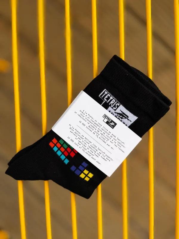 Vue 5 – Chaussettes La Poste Tetris
