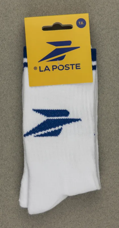 Vue 1 – Chaussettes sport logo bleu