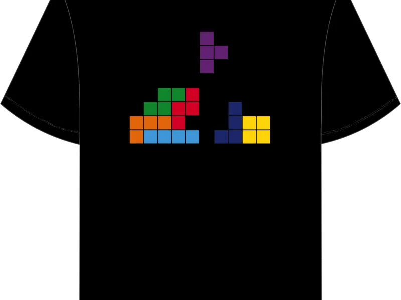 Vue 1 – Photo T-shirt La Poste Tetris 
