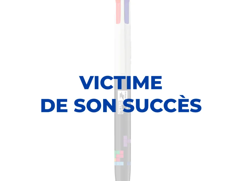 Vue 1 – bic 4 couleurs épuisé